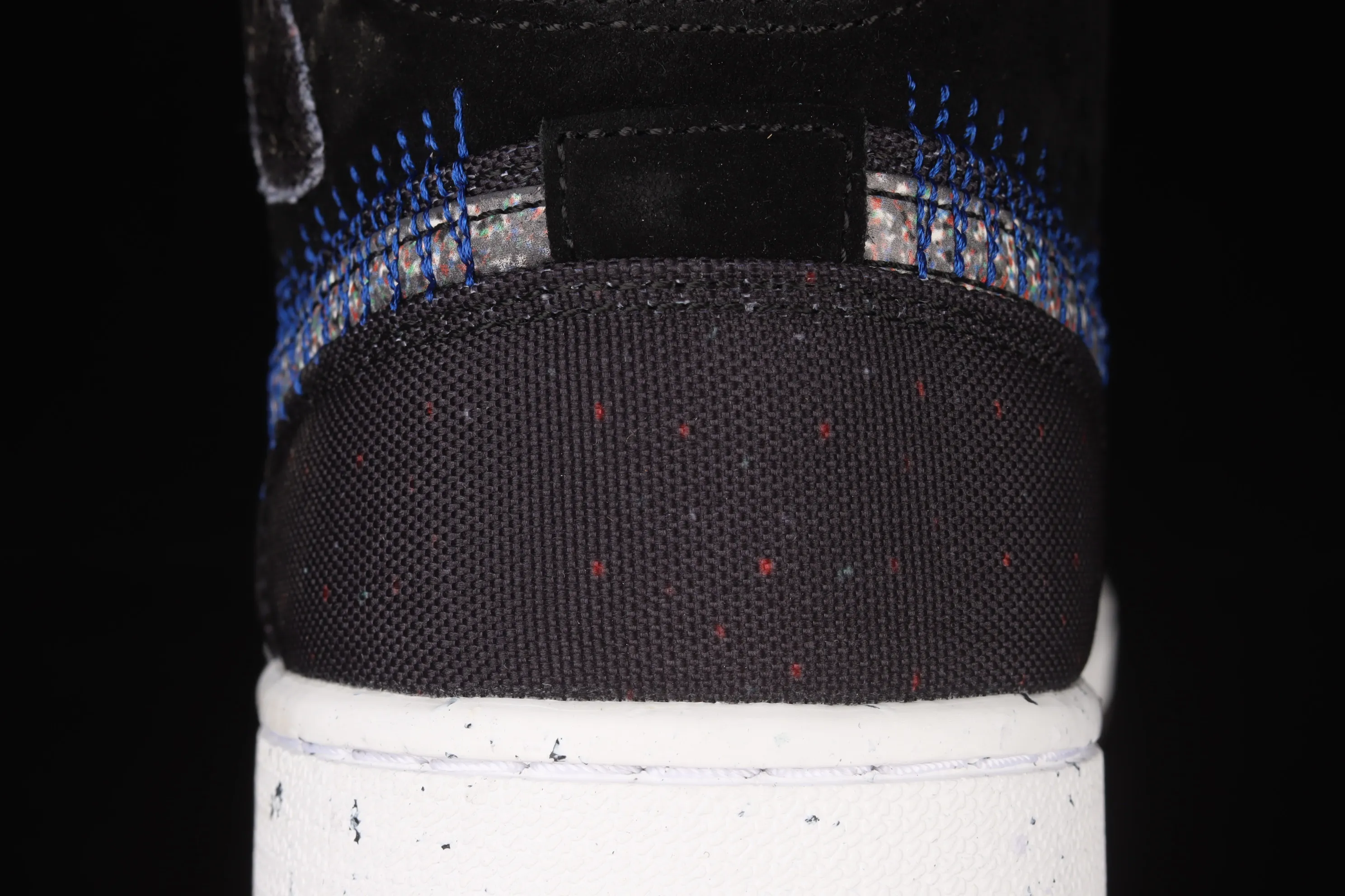 All categories Air Jordan Jordan series basketball shoes Air Jordan 1 Mid Air Jordan 1 Mid Crater AJ1 Joe 1 black multi-color racing blue Zhongbang basketball shoes DM3529-001